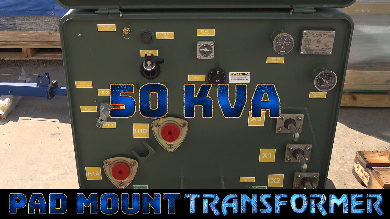 50 KVA Pad Mount Transformer - 12470Y/7200 Grounded Wye Primary Liquid Filled