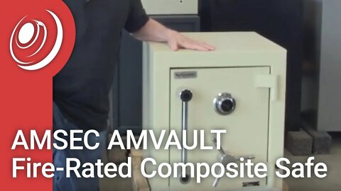 AMSEC CF1814 AMVAULT TL-30 Fire Rated Composite Safe