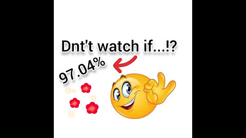 Don't watch video if...!?