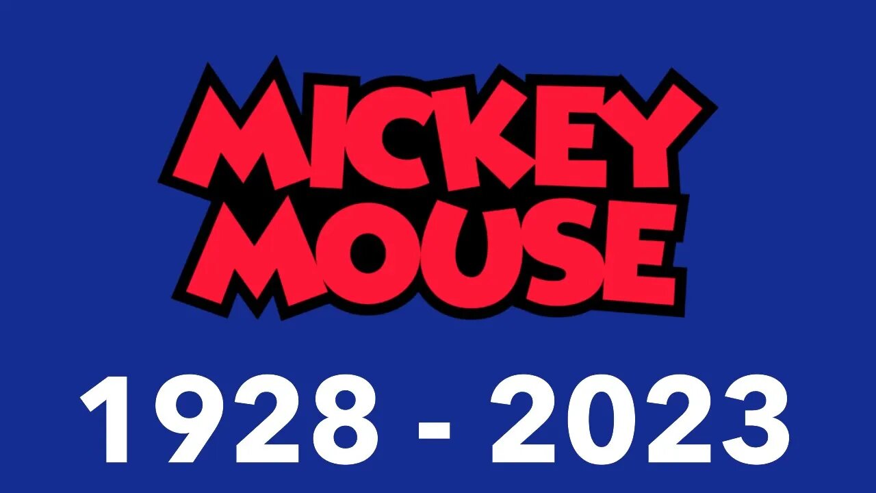 Evolução do logo da Mickey Mouse (1928-2023)