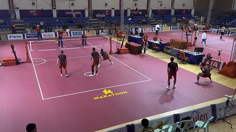 Thailand Sepaktakraw Team Warm Up