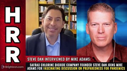 Steve Dan joins Mike Adams for fascinating discussion on preparedness for pandemics