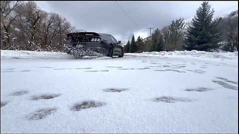 Doing donuts in my MUSTANG GT