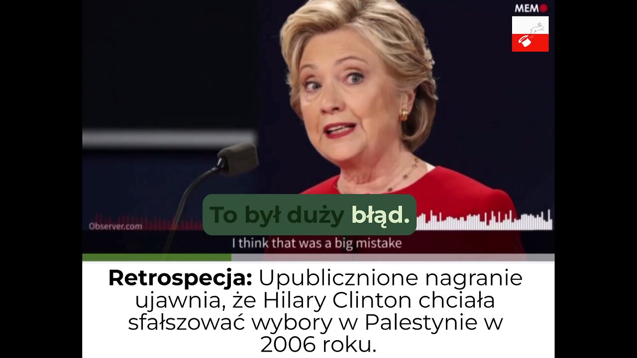 Killary i wybory w Palestynie w 2006 r.