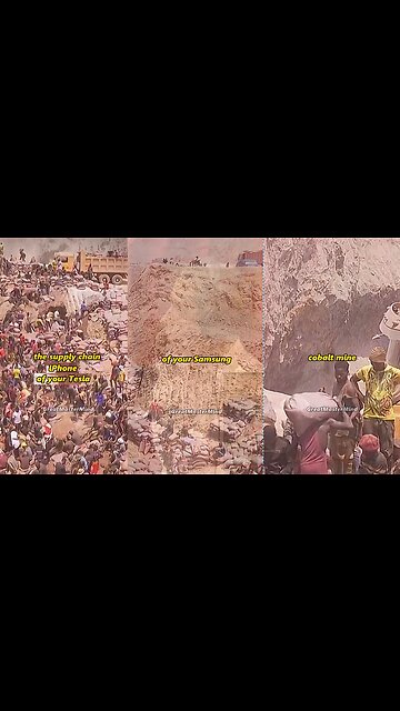 Supply Chain (Cobalt Mine) for Green Energy. Beware