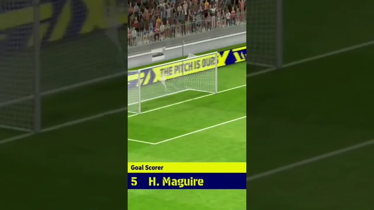 PES Harry Maguire score#football #pes #pesmobile #messi #skills #tipsandtricks #ronaldo #shots
