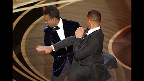 Will Smith slapping Chris Rock at Oscars
