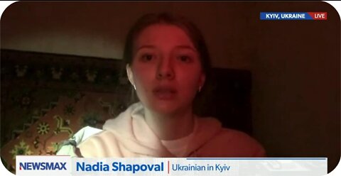 Nadia Shapoval in Kyiv, Ukraine * February 25, 2022