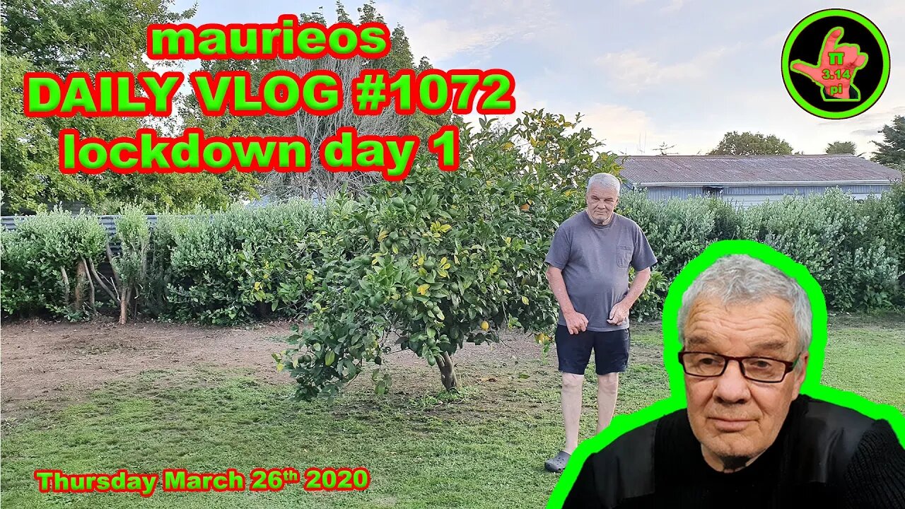 maurieos DAILY VLOG #1072 lockdown day 1