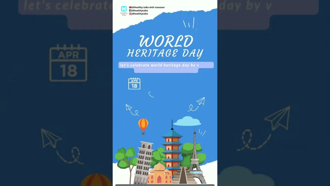 World Heritage Day #shorts