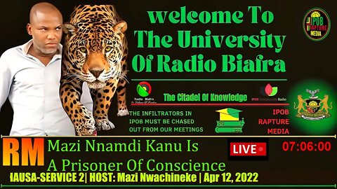 Welcome To The University Of Radio Biafra | HAUSA-SERVICE | Host: Mazi Nwachineke | Apr 12, 2022