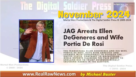 Jag Arrests Ellen Degeneres And Wife Portia De Rosi - 11/24/24.