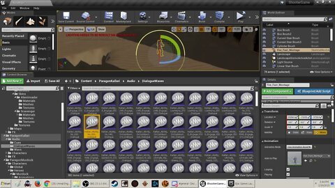 2020 UNREAL 424 Stuff With Paragon Characters animations and audio