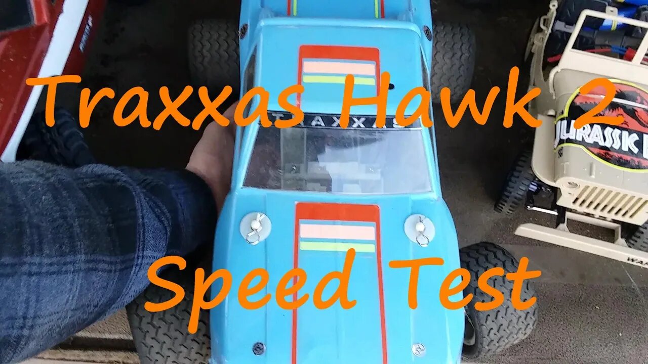 1992 Traxxas Hawk 2 Speed Test ( Flashback Friday)