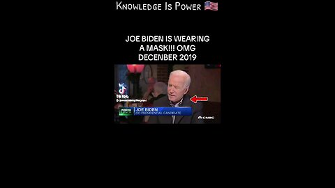 JOE BIDEN IS WEARING A MASK!!! OMG DECENBER 2019 / Skin Suite