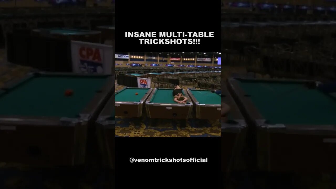 Insane Multi- Table Pool Tricks! #shorts #8ballpool