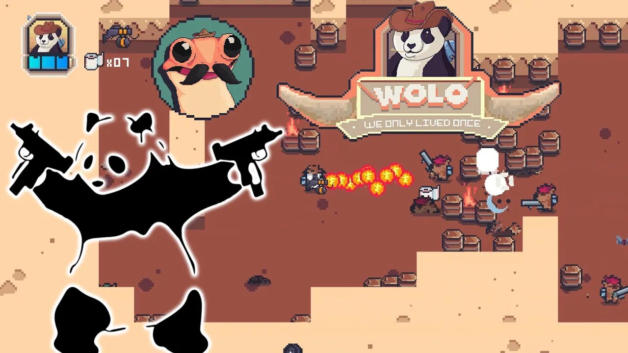 WOLO - Pixelart Panda Fighting For Survival