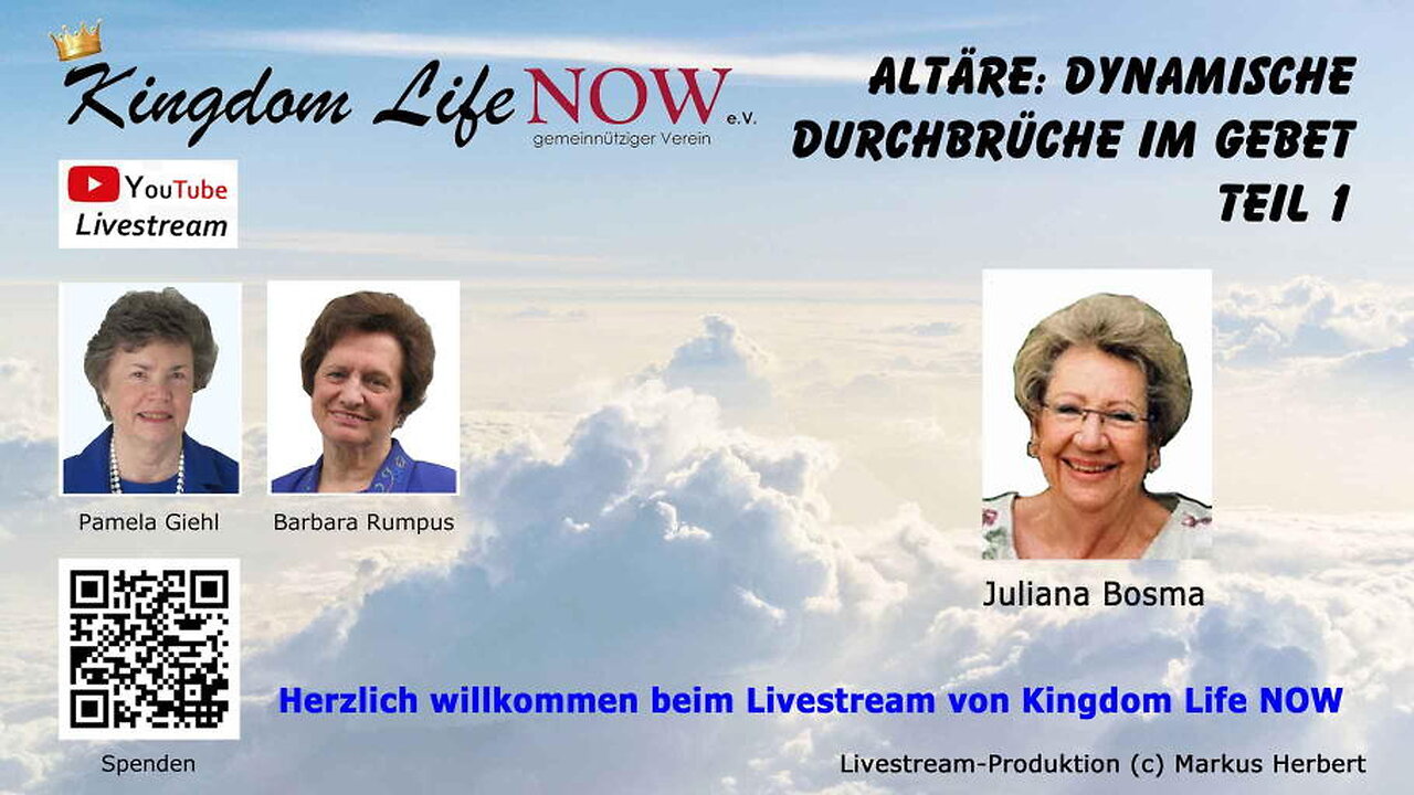 Altäre: Dynamische Durchbrüche im Gebet - Teil 1 (Juliana Bosma / Nov. 2022)