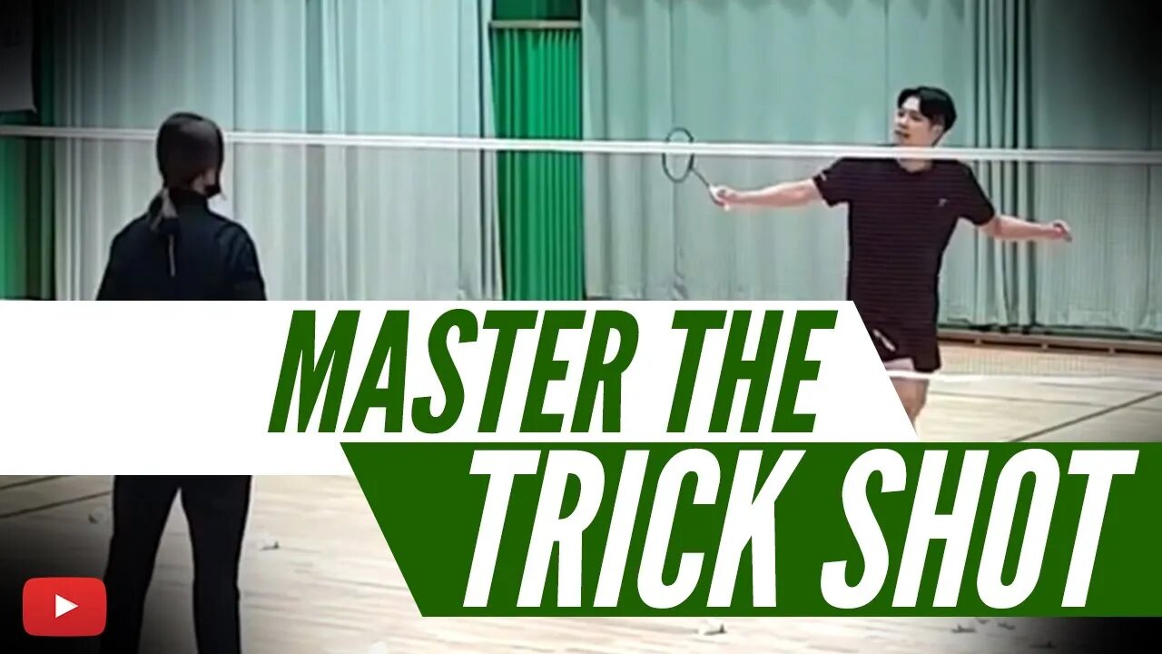 Let's Master the Badminton Trick Shot - Korean with English Subtitles - Anazo TV