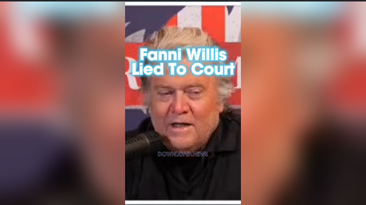 Steve Bannon: Arrest Fanni Willis For Perjury - 2/16/24