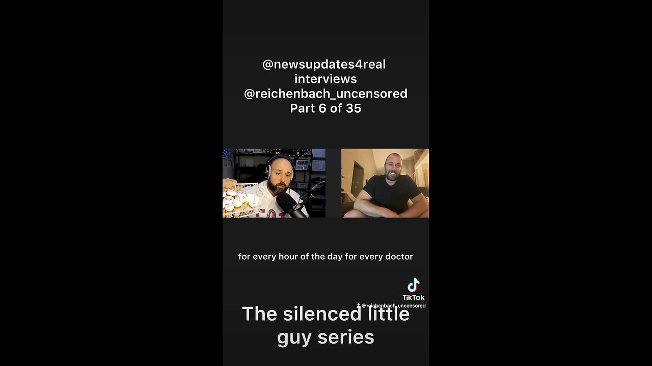 ‼️ Part 6 of 35: @newsupdates4real interviews Reichenbach_Uncensored. #doctors #prescriptions