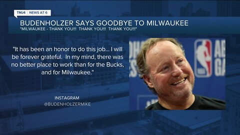 Budenholzer says goodbye as he parts ways with the Bucks