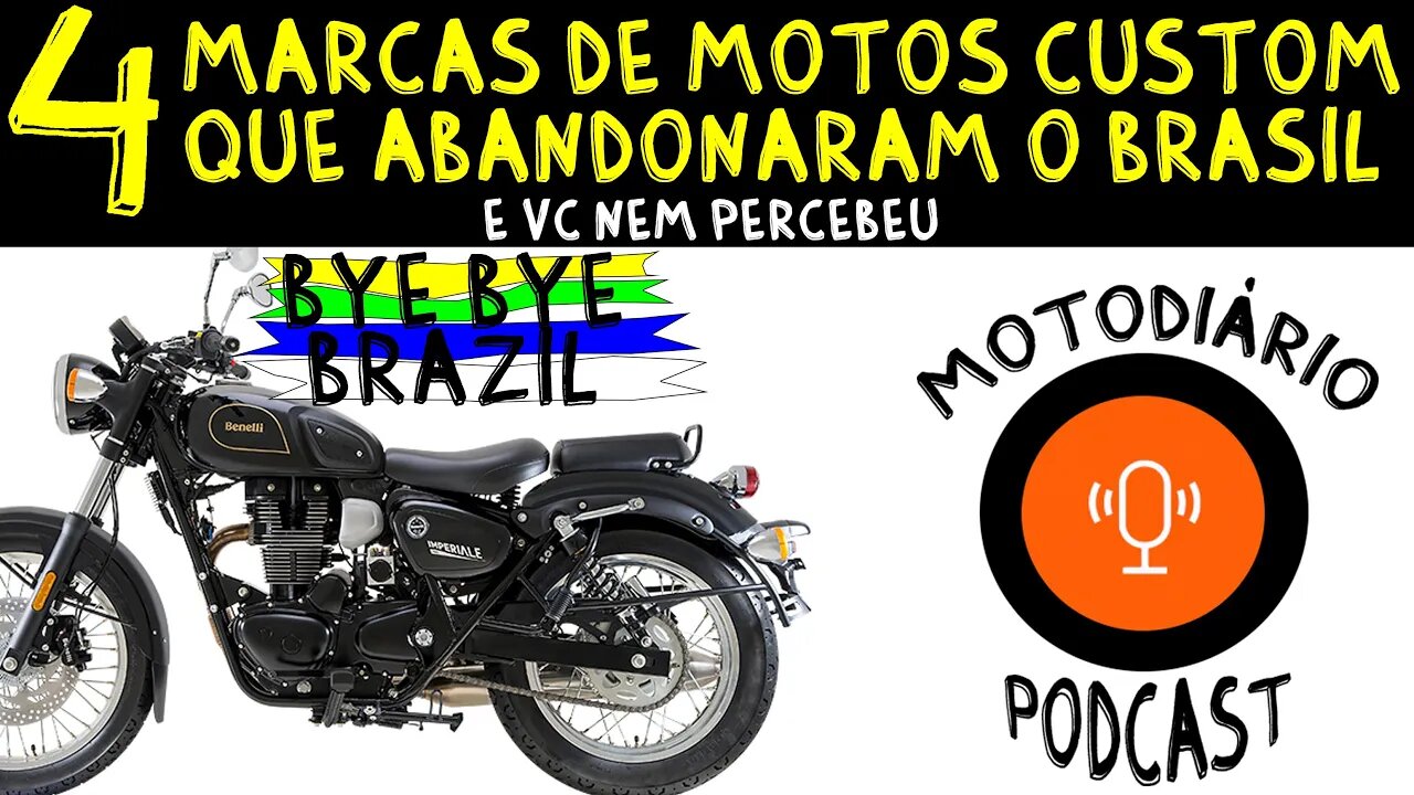 4 Marcas de motos CRUISER que ABANDONARAM o BRASIL, e você nem percebeu