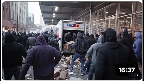 Thieves Loot Fedex Trucks… As NYC Falls Apart