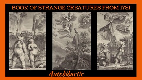 BOOK OF STRANGE CREATURES from 1781