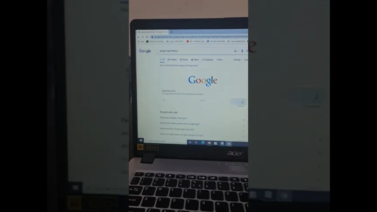 Google tricks no.43 (google logo history) #shorts #youtubeshorts