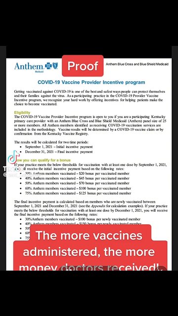NO WONDER SO MANY PEDIATRICIANS ARE FALLING OVER THEMSELVES TO VACCINATE YOUNG CHILDREN.