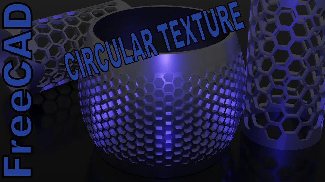 FreeCAD - Circular Textures/Patterns |JOKO ENGINEERING|