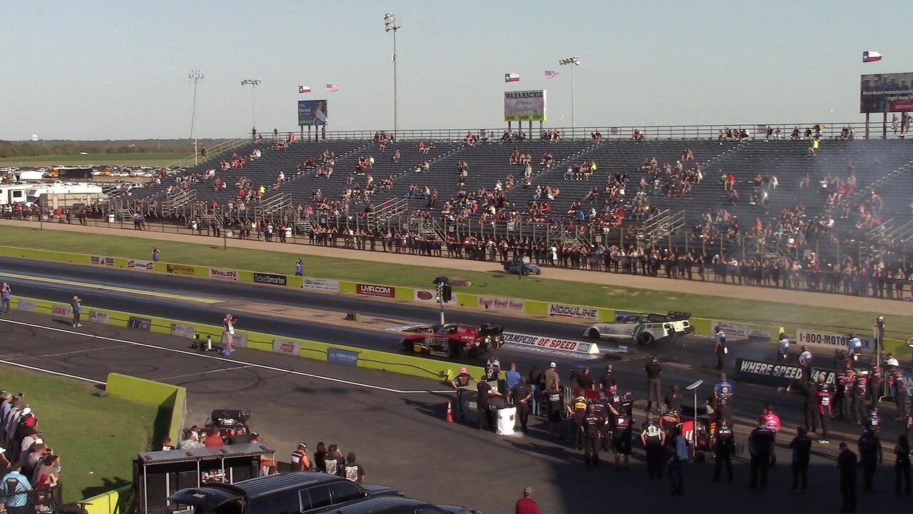 Nitro Funny Car Crash Getting Rear Ended at 200MPH!