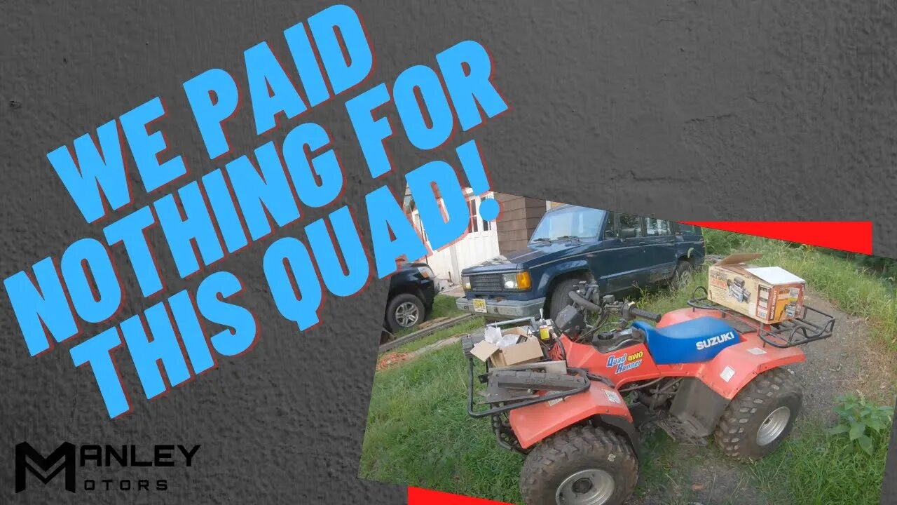 Free Suzuki Quad Runner 250 ? Absolutely !