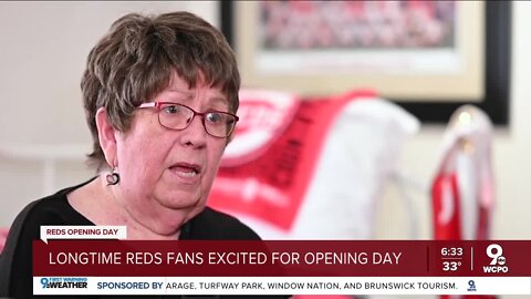 Longtime Reds fan celebrates 58th consecutive Opening Day game