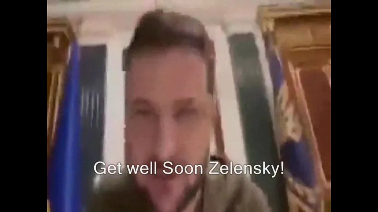 Watch! Zelensky DRUNK vlogging. He's Groggy, Erratic, Dazed and Confused....just like Joe Biden!