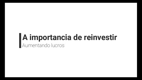 Finalizado - Dica - Mineradora - Reinvestir é o caminho????