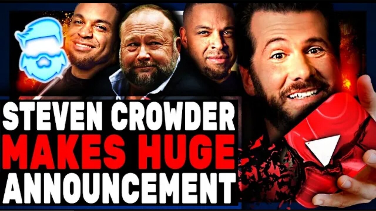 Steven Crowder Alex Jones Make HUGE Announcement A Game Changer In Content Creation