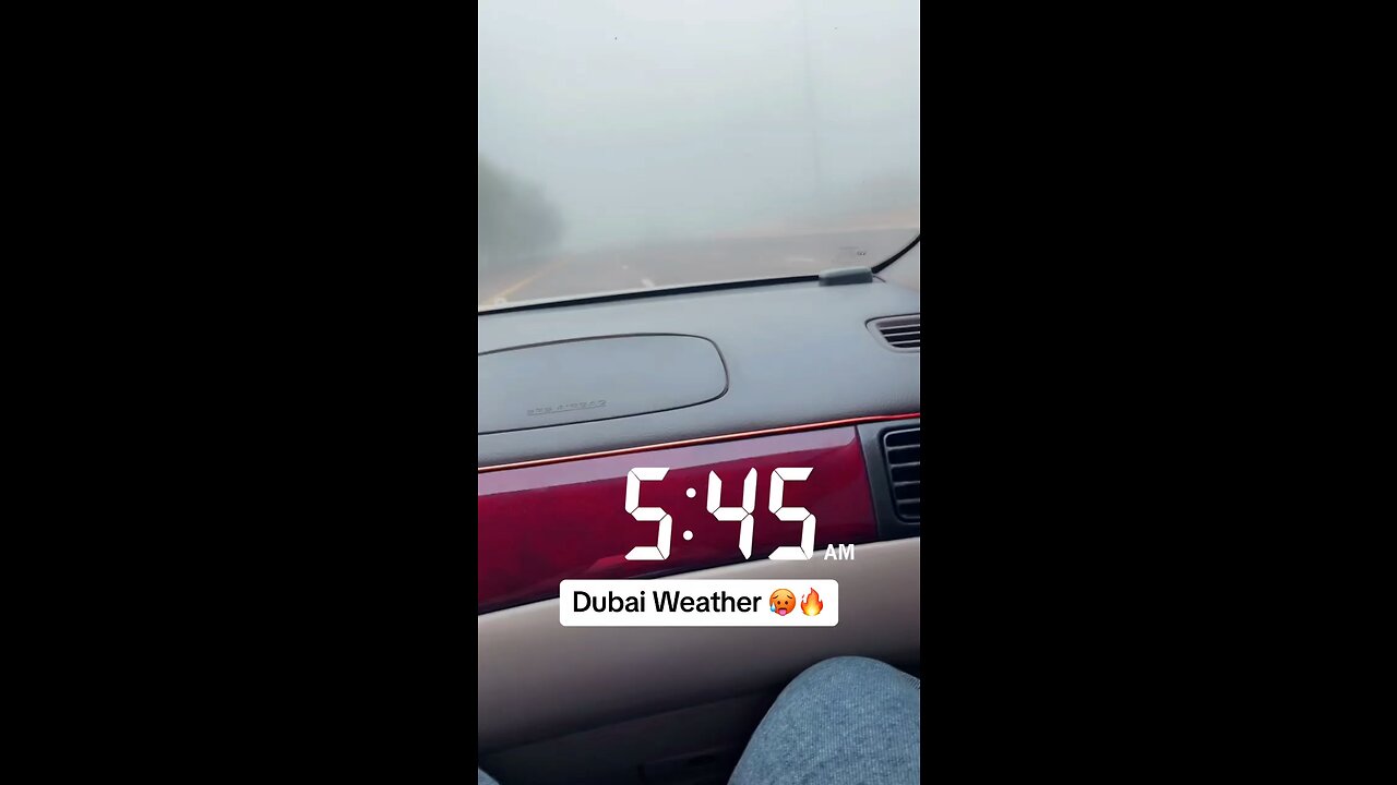 Dubai Cool 😎 Weather