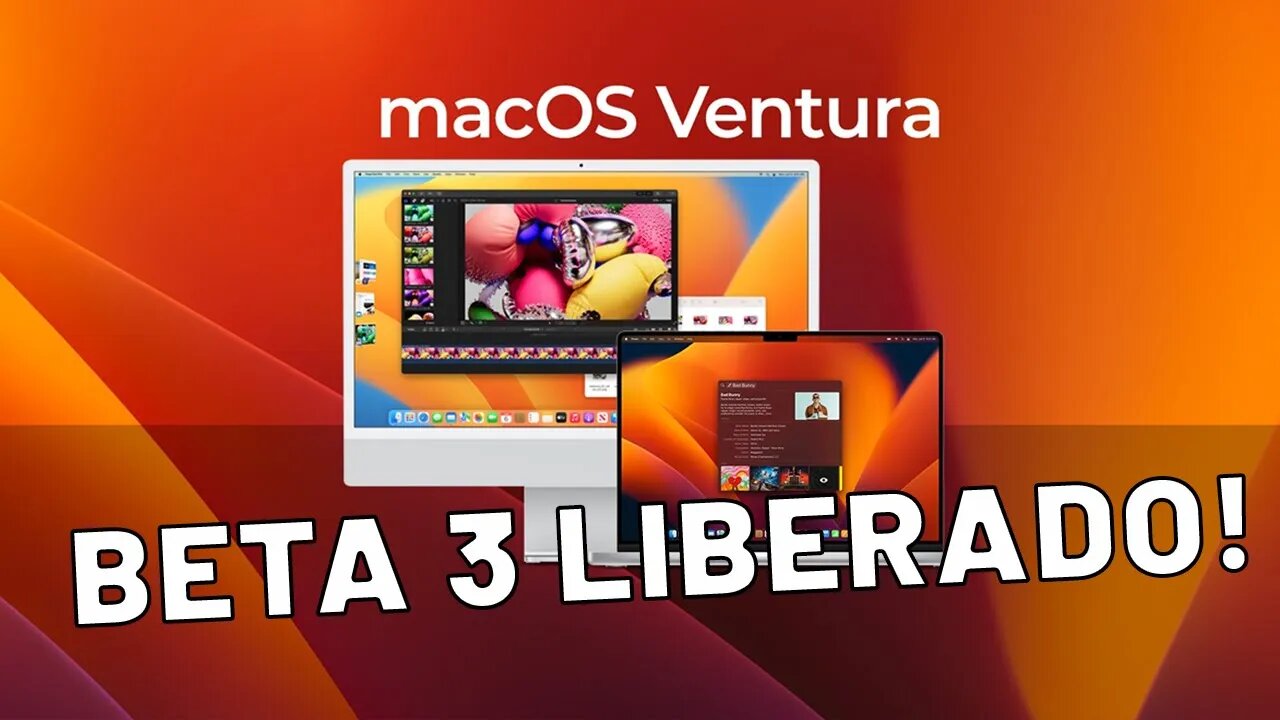 BETA 3 DISPONÍVEL DO macOS VENTURA - VEJA ESSE VÍDEO ANTES DE TENTAR ATUALIZAR