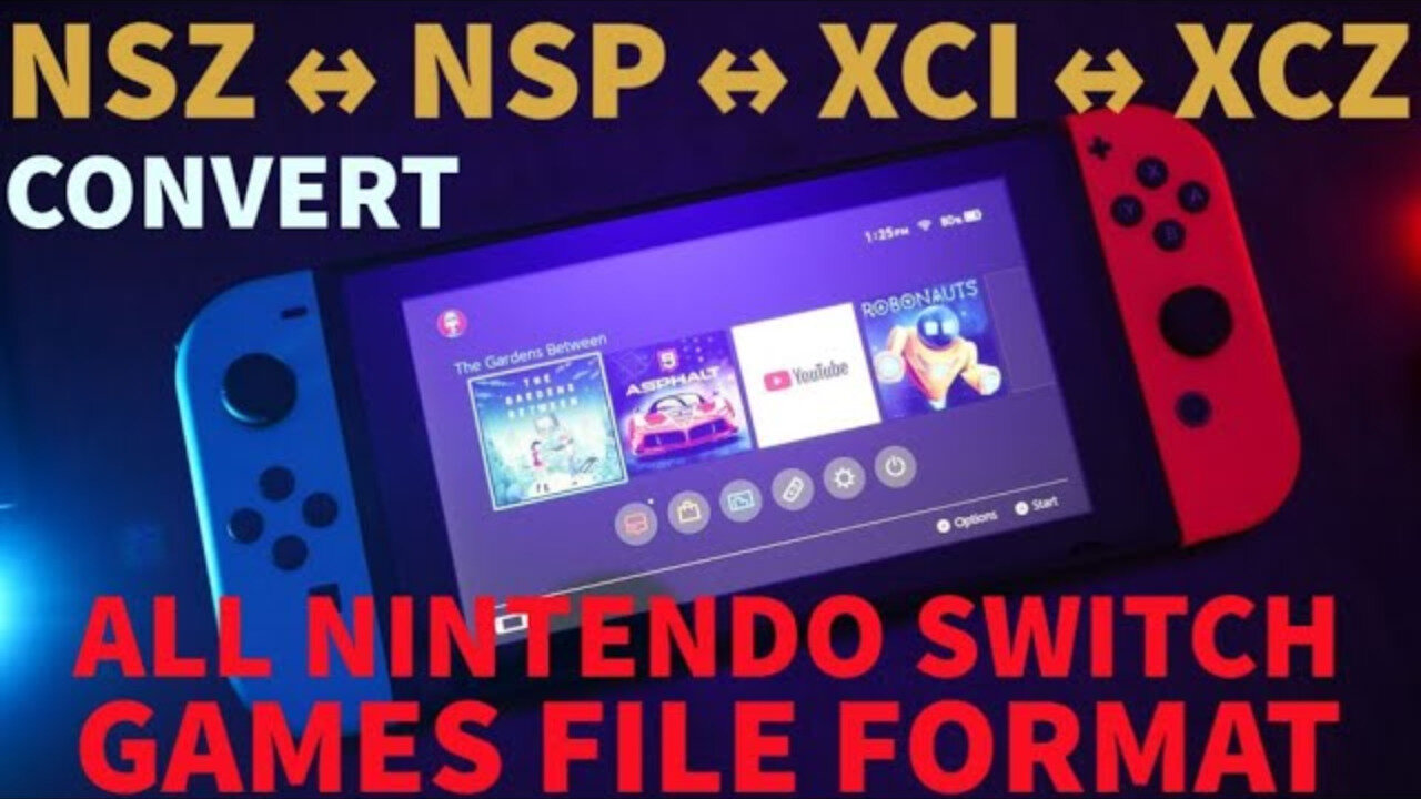 How to convert switch files