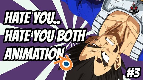 Dragon Ball Z Abridged #Blender Animation Shorts #3 | Hate you...Hate You Both. | #DBZA #DBZ