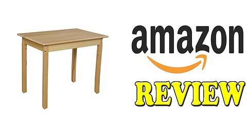 Wood Designs Rectangle Hardwood Table Review