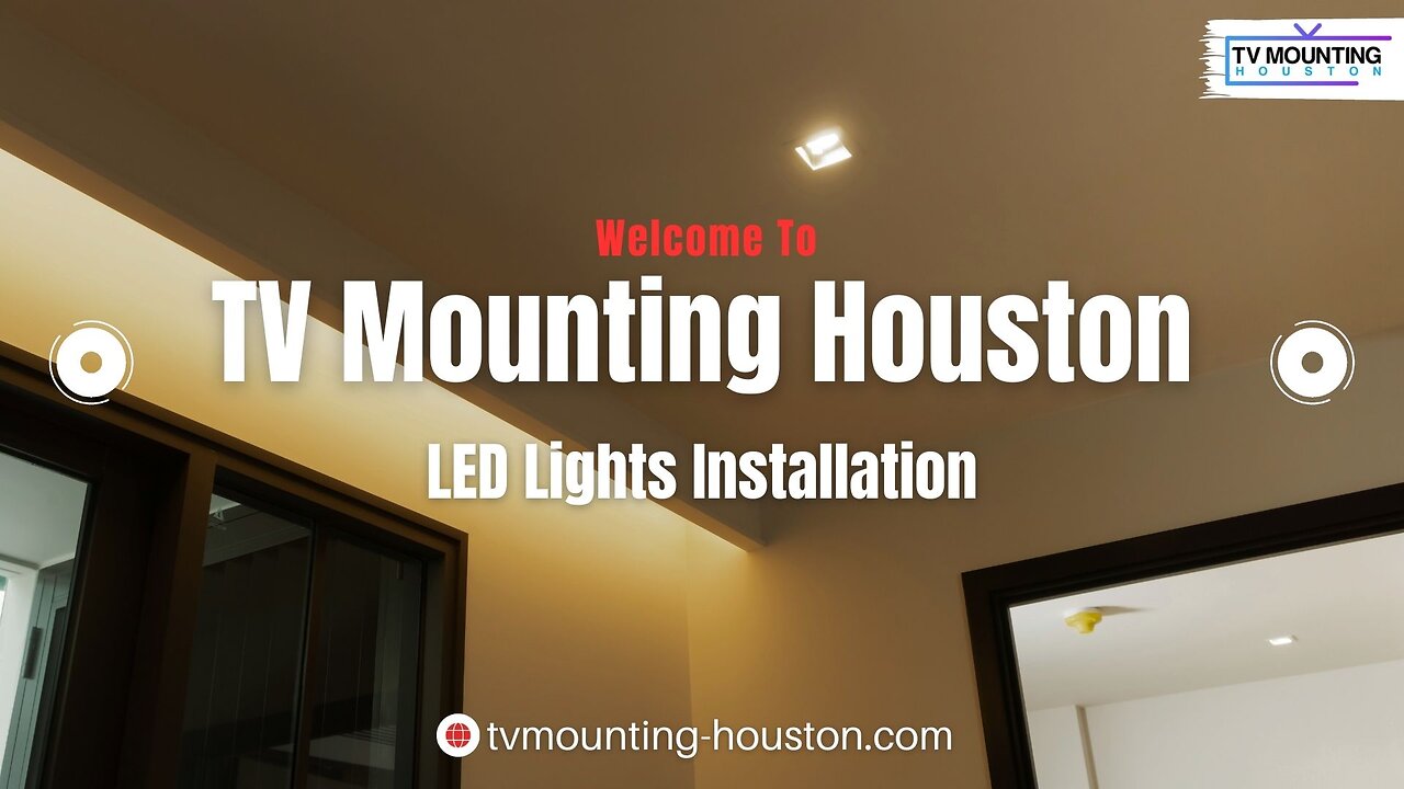 Brilliantly Bright: LED Lights Installation by TV Mounting Houston