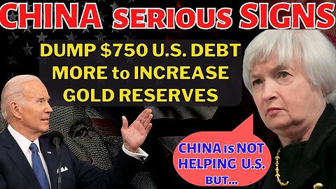 GAMEOVER! China Dump More $750 Billion U.S. Debt and Purchased 2,068 Tonnes of Gold丨AsianQuicktake