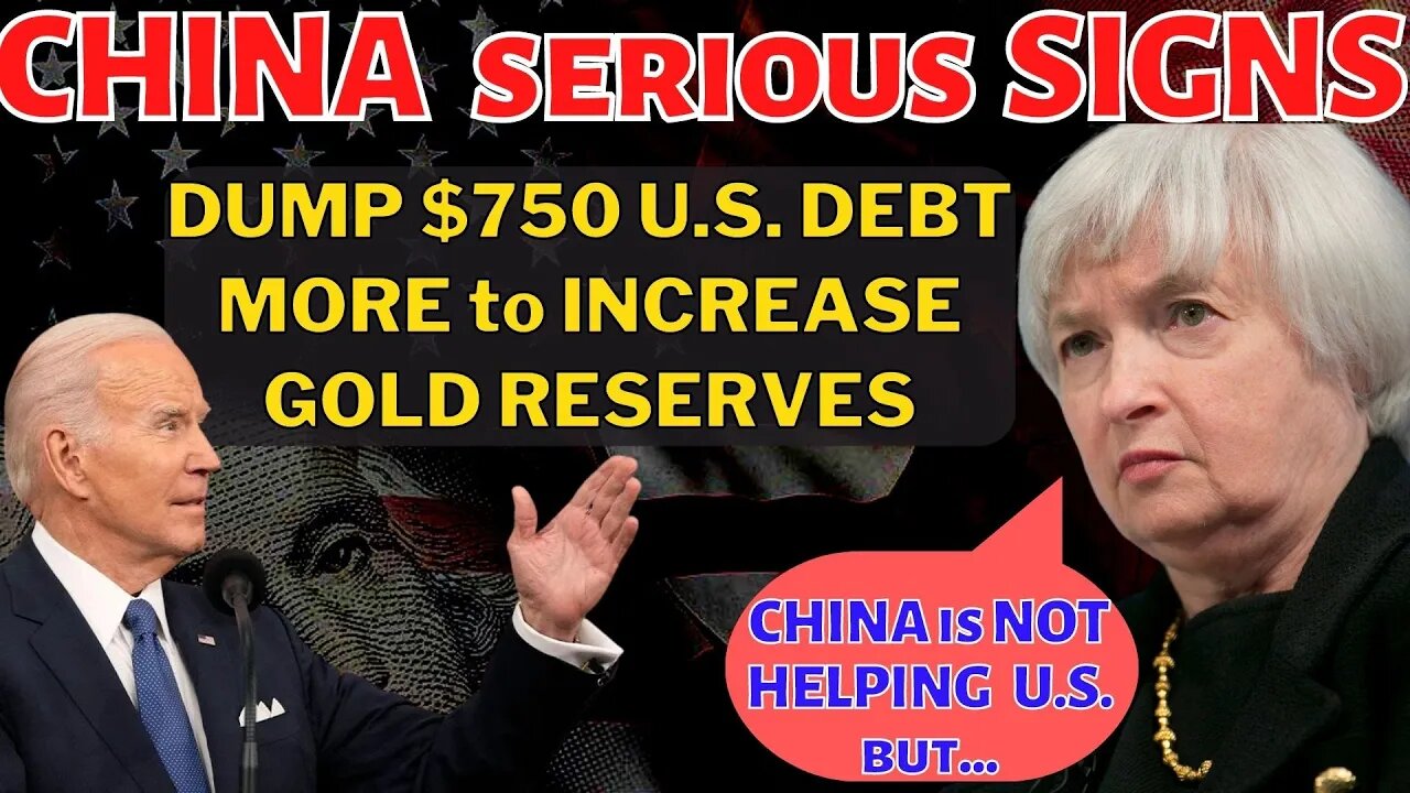 GAMEOVER! China Dump More $750 Billion U.S. Debt and Purchased 2,068 Tonnes of Gold丨AsianQuicktake