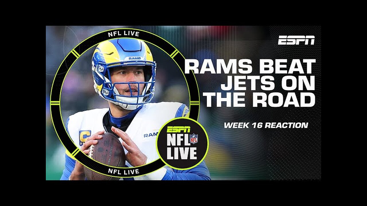 Week 16 Reaction: Rams get closer to playoff berth, Penix Jr. impresses in debut | NFL Live