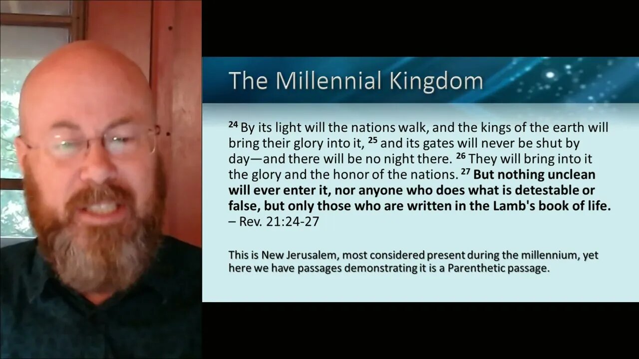 Revelation Session 39 Premillennial Restorationism