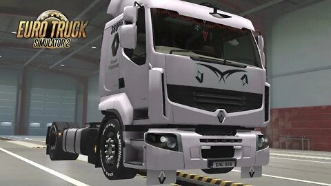 ETS2 1.38 Renault Premium Low Deck by Schumi #1 Paris to Lille
