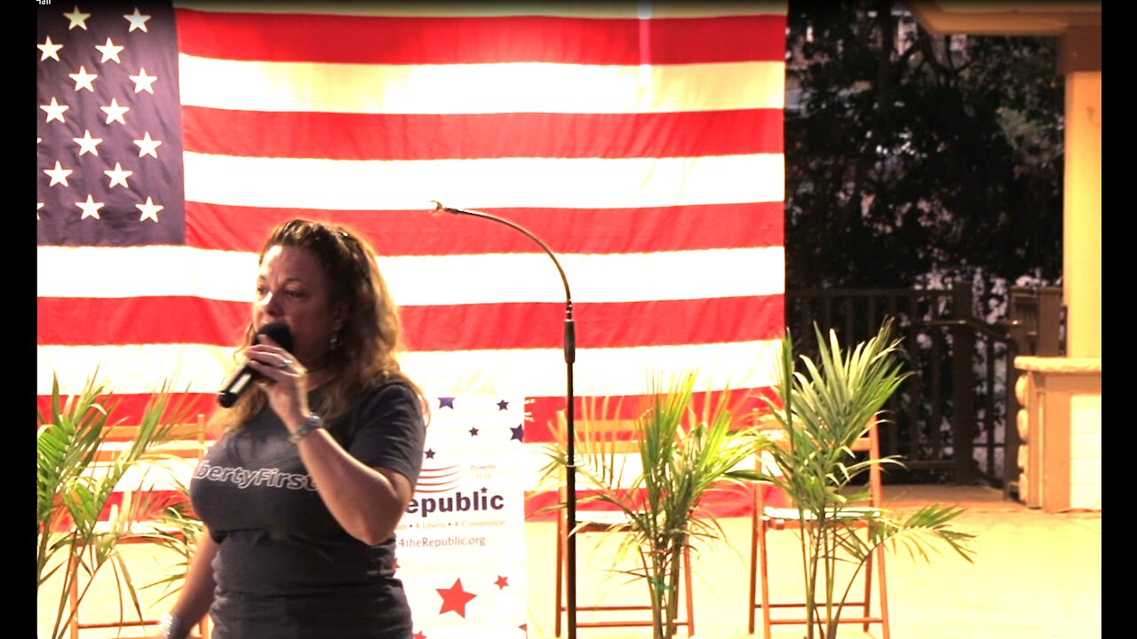 Krisanne Hall at 4 The Republic Event - Introduction by SLO Co. Supervisor Debbie Arnold